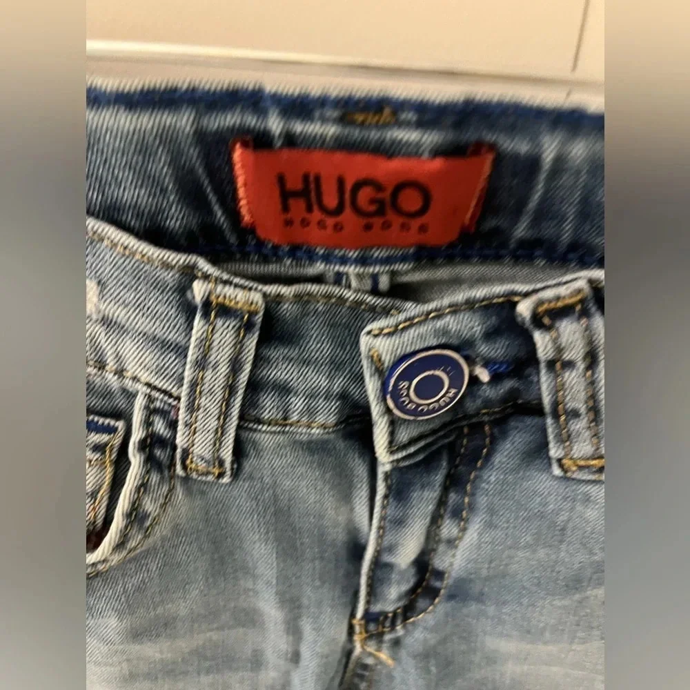 Boys Hugo Hugo Boss Denim Shorts Size 6